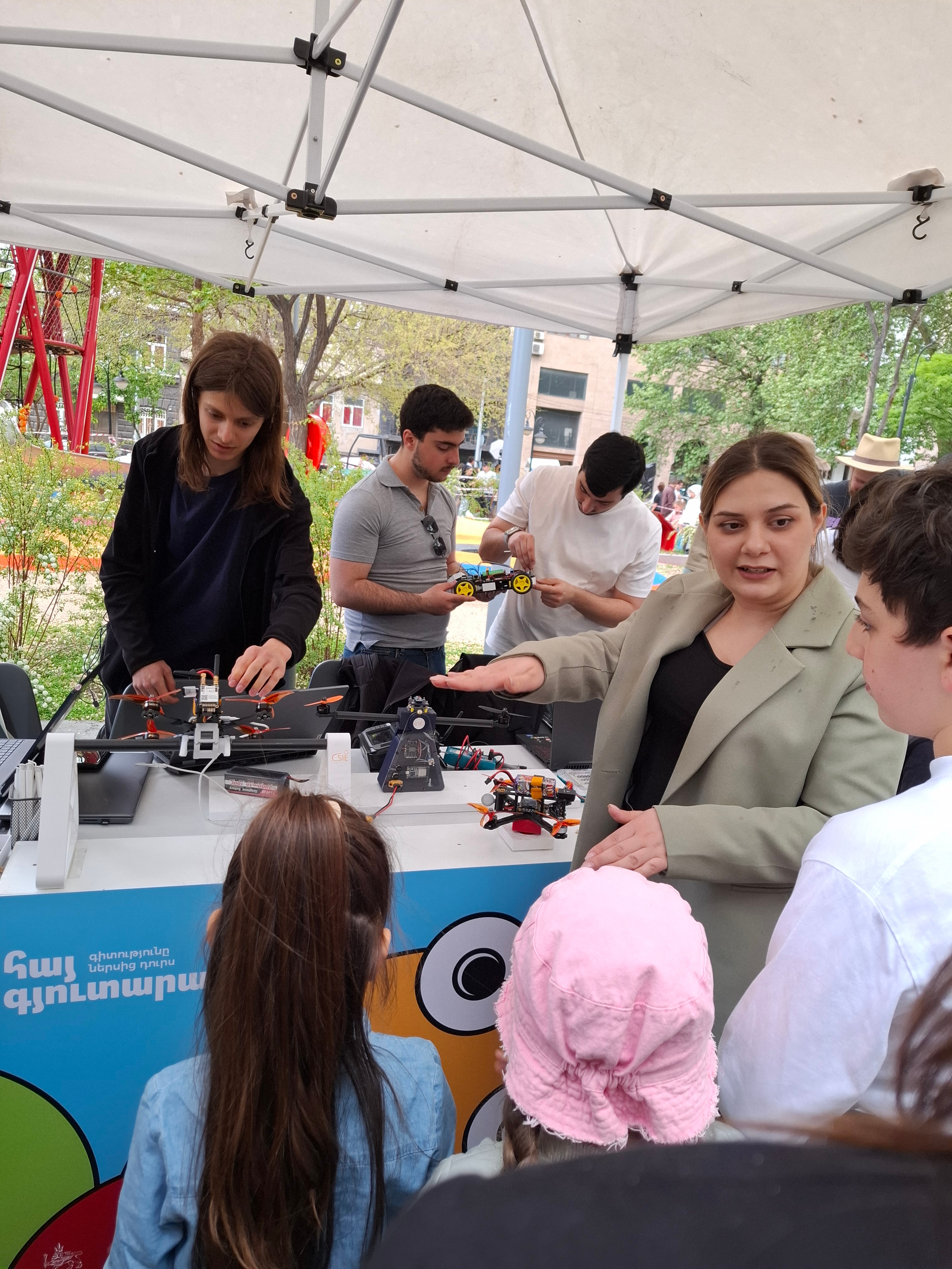 CSIE participated in the opening event of the "Armenian Inventors: Science from the Inside Out" public playground
