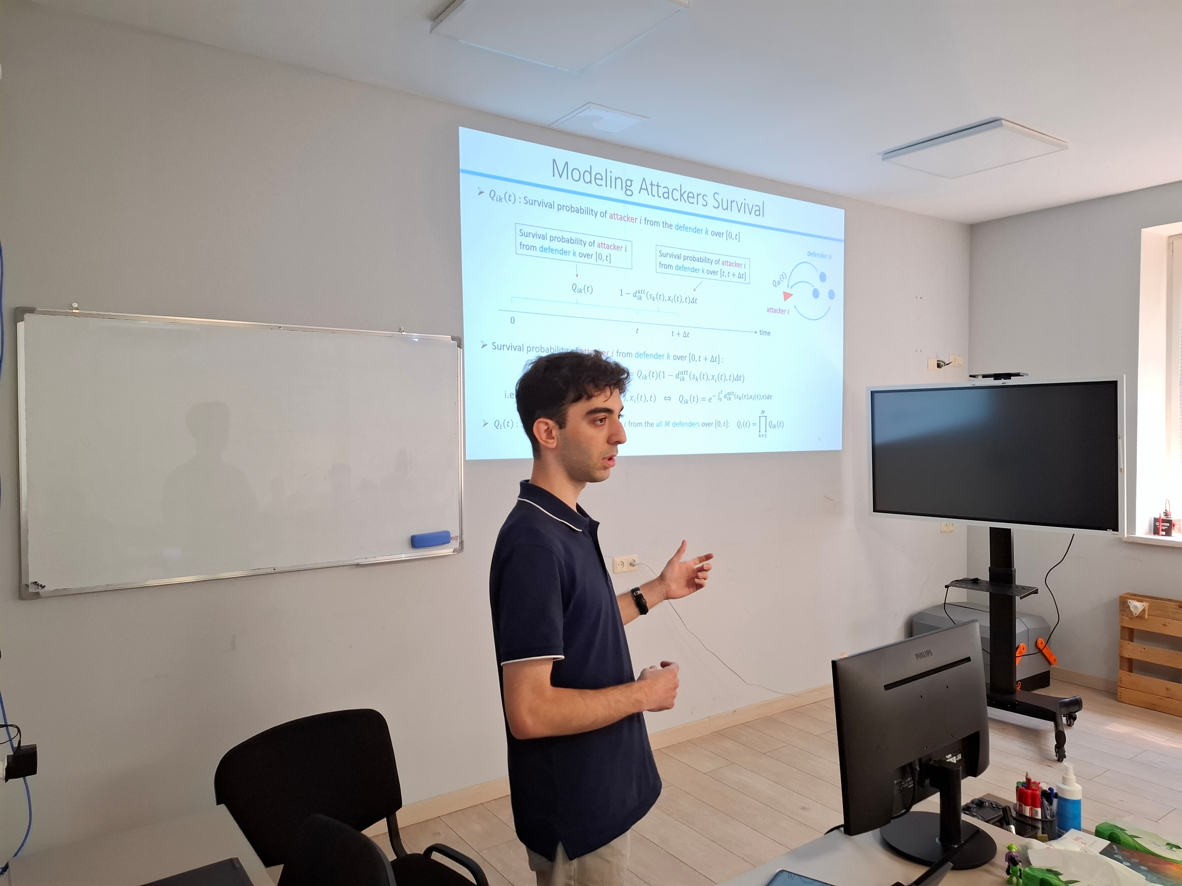 Seminar on the topic “Mean-Field Game Attacker–Defender Model”
