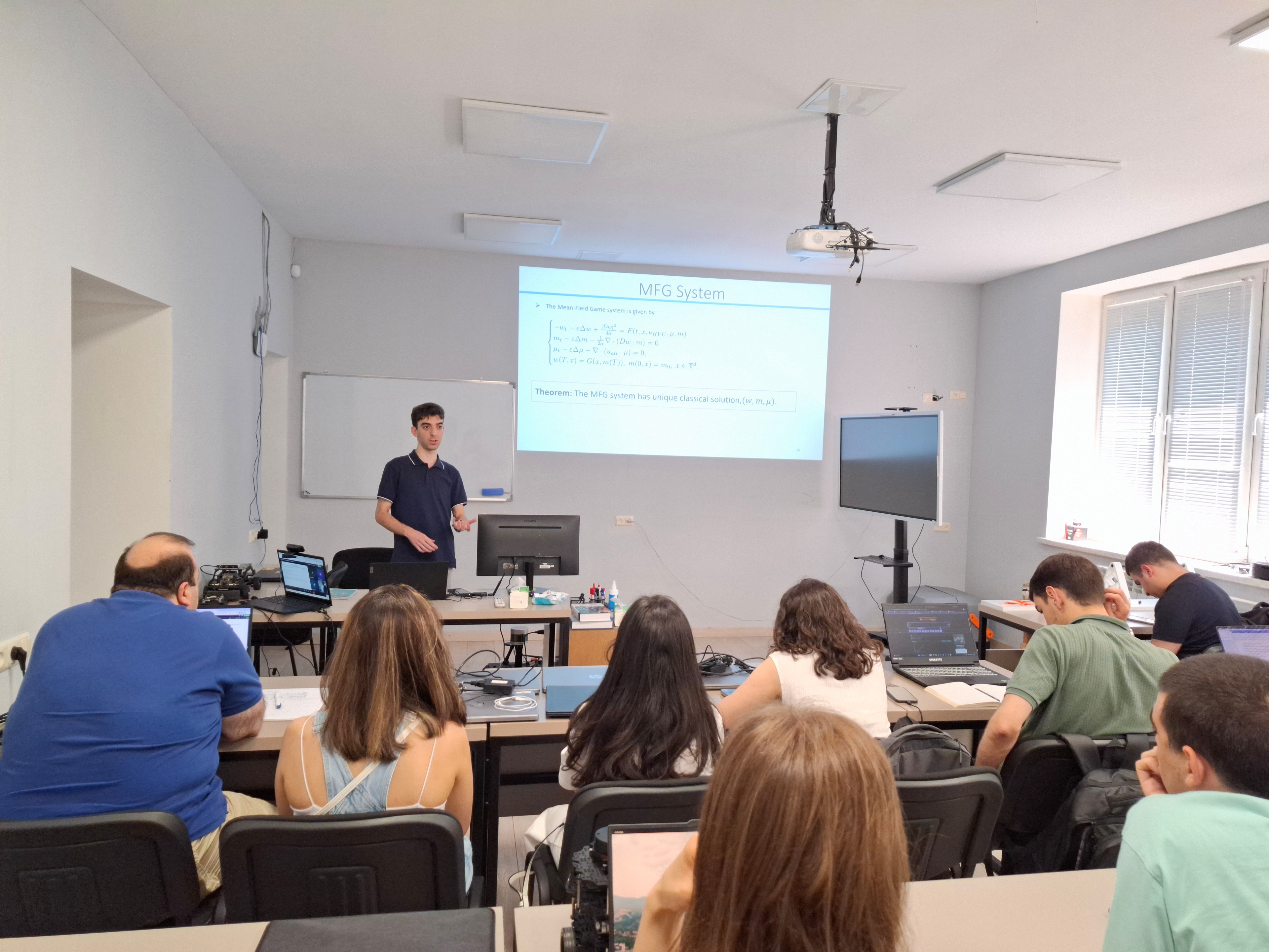 Seminar on the topic “Mean-Field Game Attacker–Defender Model”