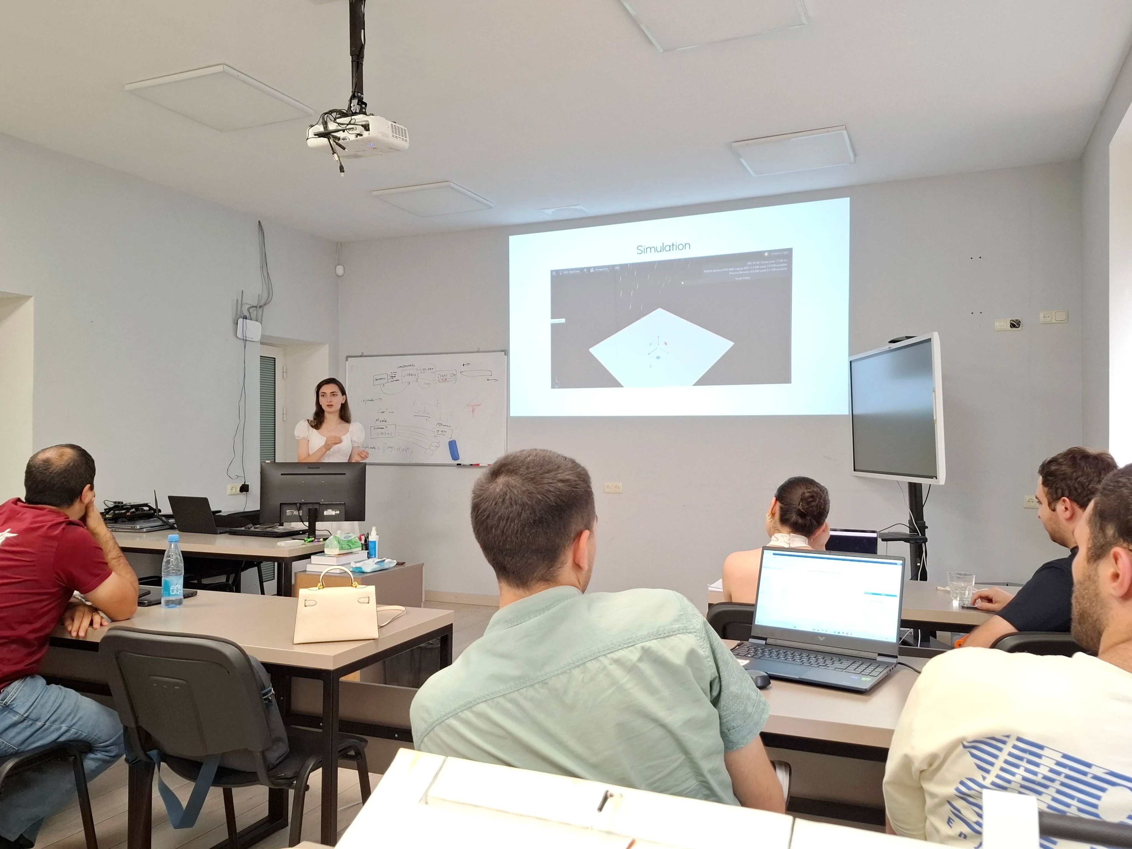Seminar on Rain Simulation with IsaacSim & Cesium