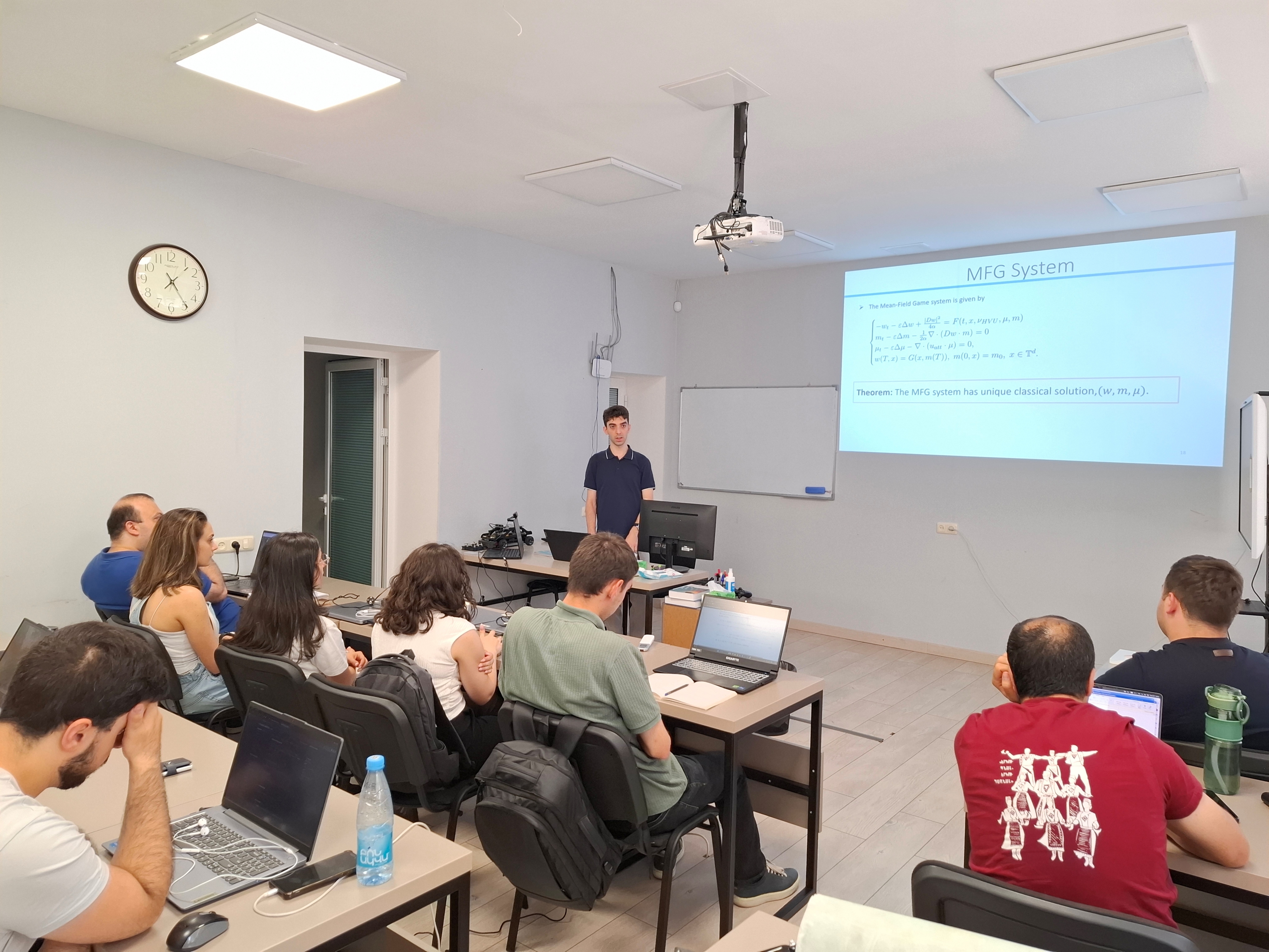 Seminar on the topic “Mean-Field Game Attacker–Defender Model”