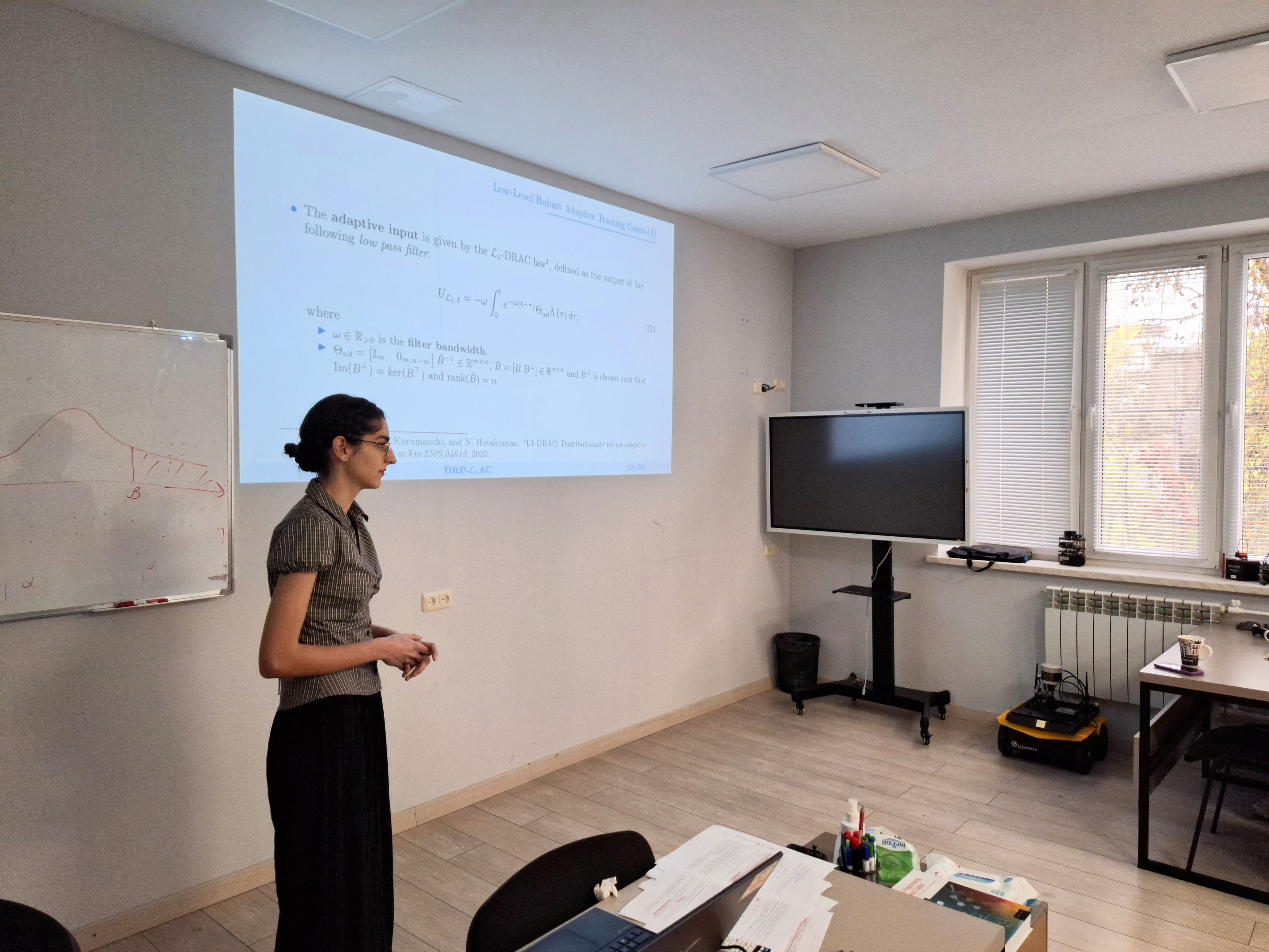 Seminar on  Distributionally Robust Planning with L1 Adaptive Control