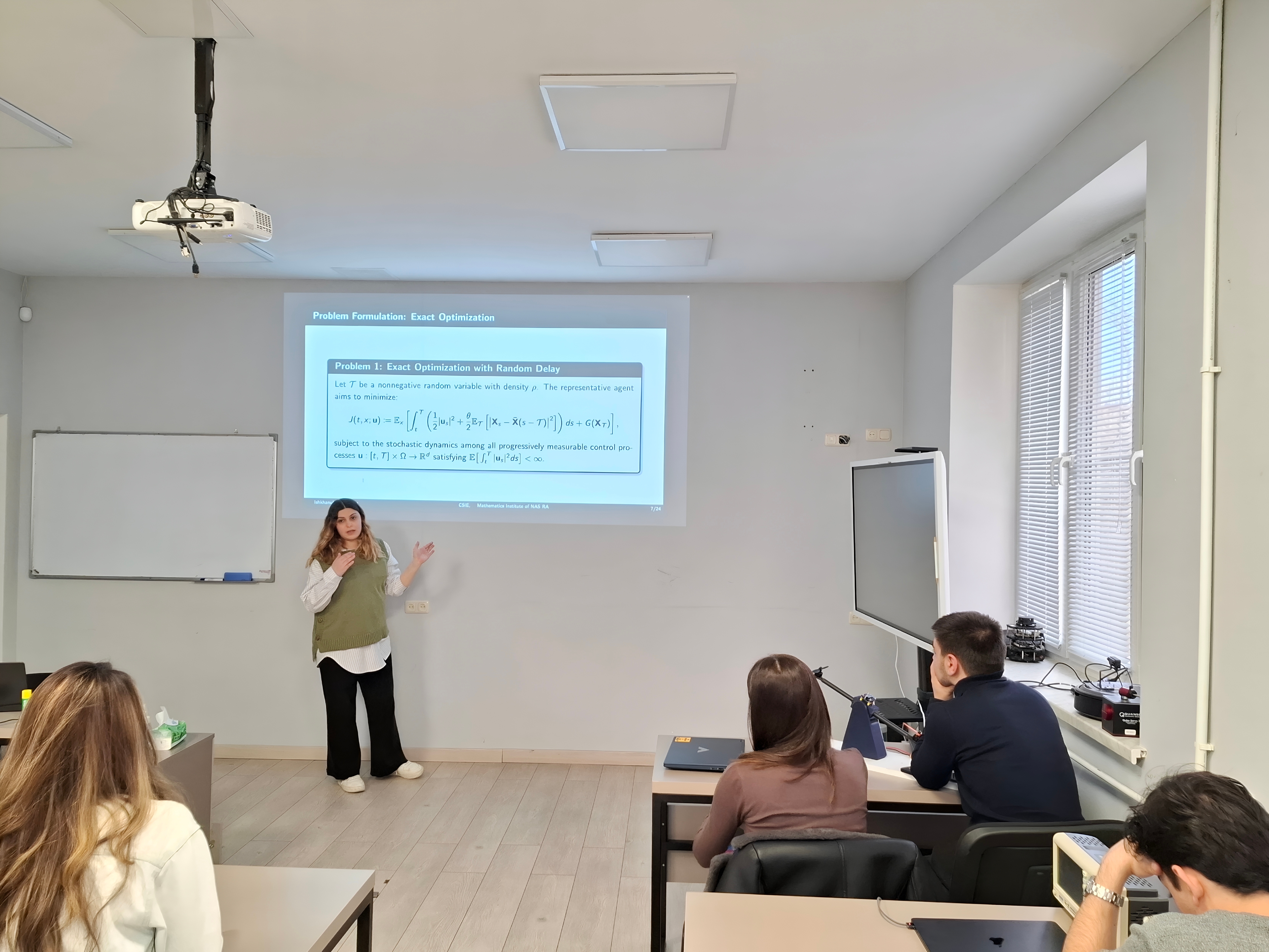 Seminar on the topic "Nomadic Population Mean-Field Game Model"